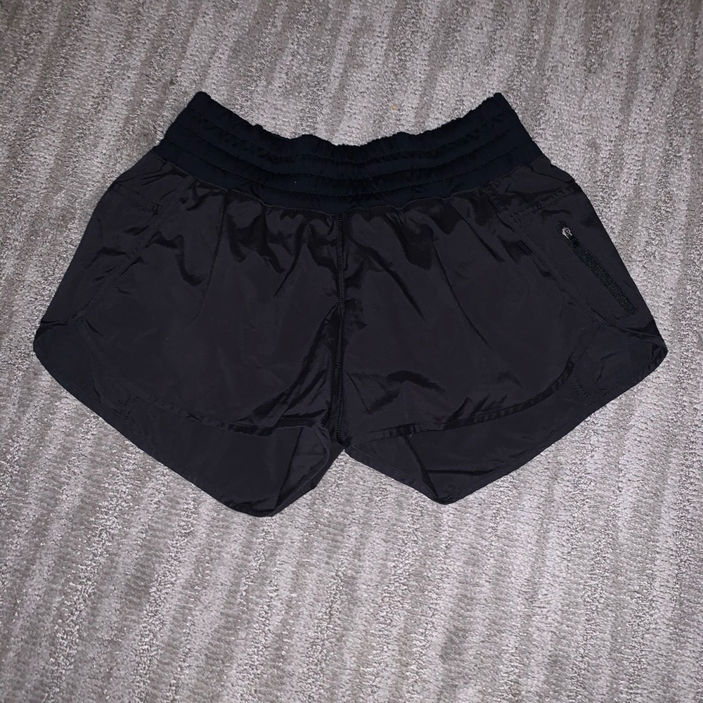 Black lululemon shorts